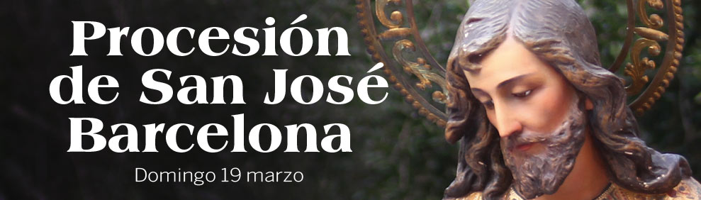 banner de la Procesión de San José de los Pobres 2017